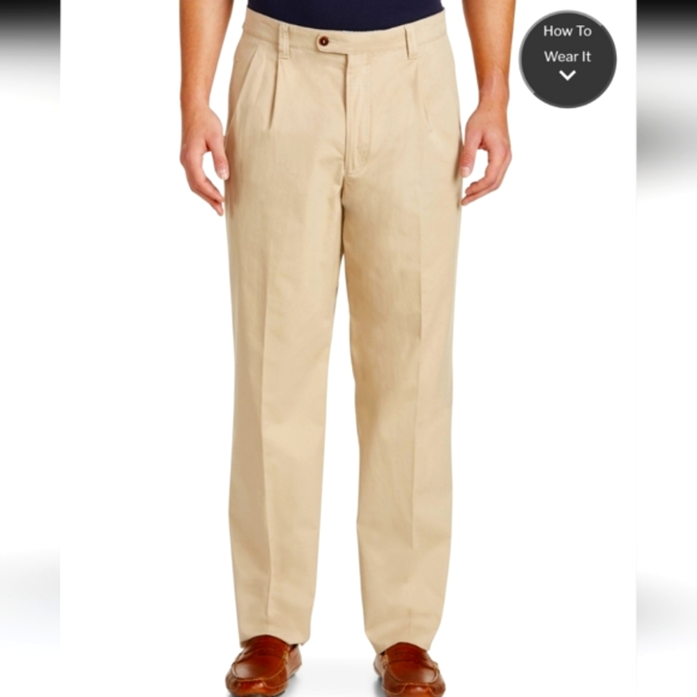 Bruno Saint Hilarie Khaki trousers - 38 Regular